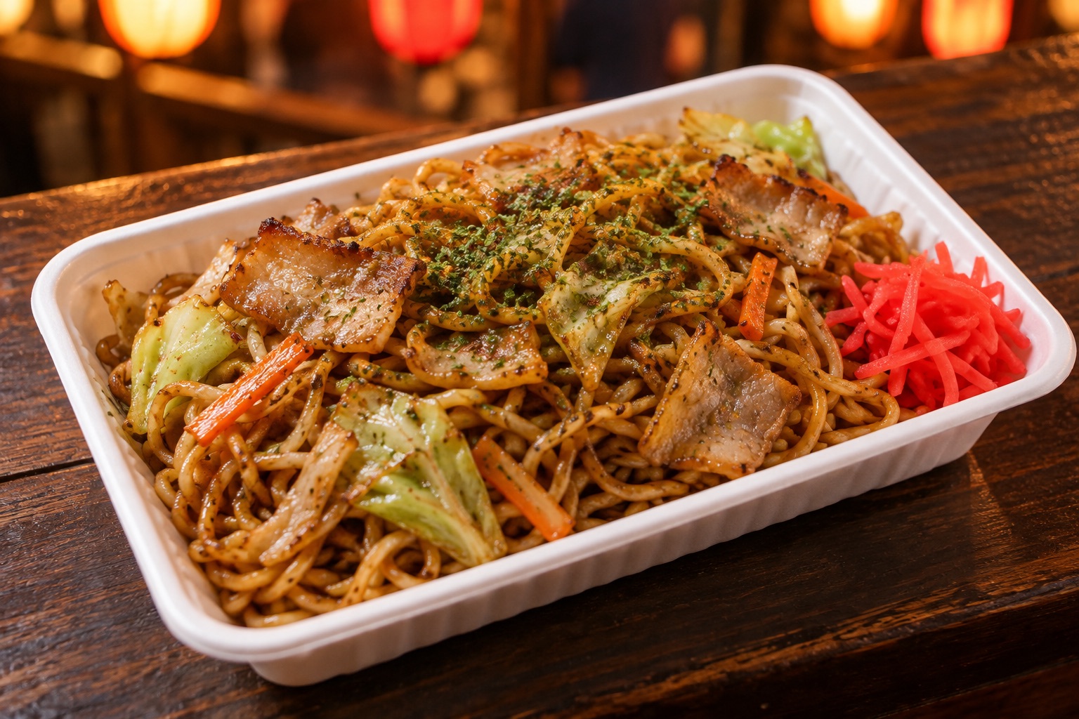 焼きそば日和のAI生成参考写真